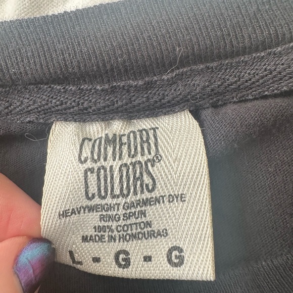 Fleo oversized tee, black on black logo - Picture 2 of 3